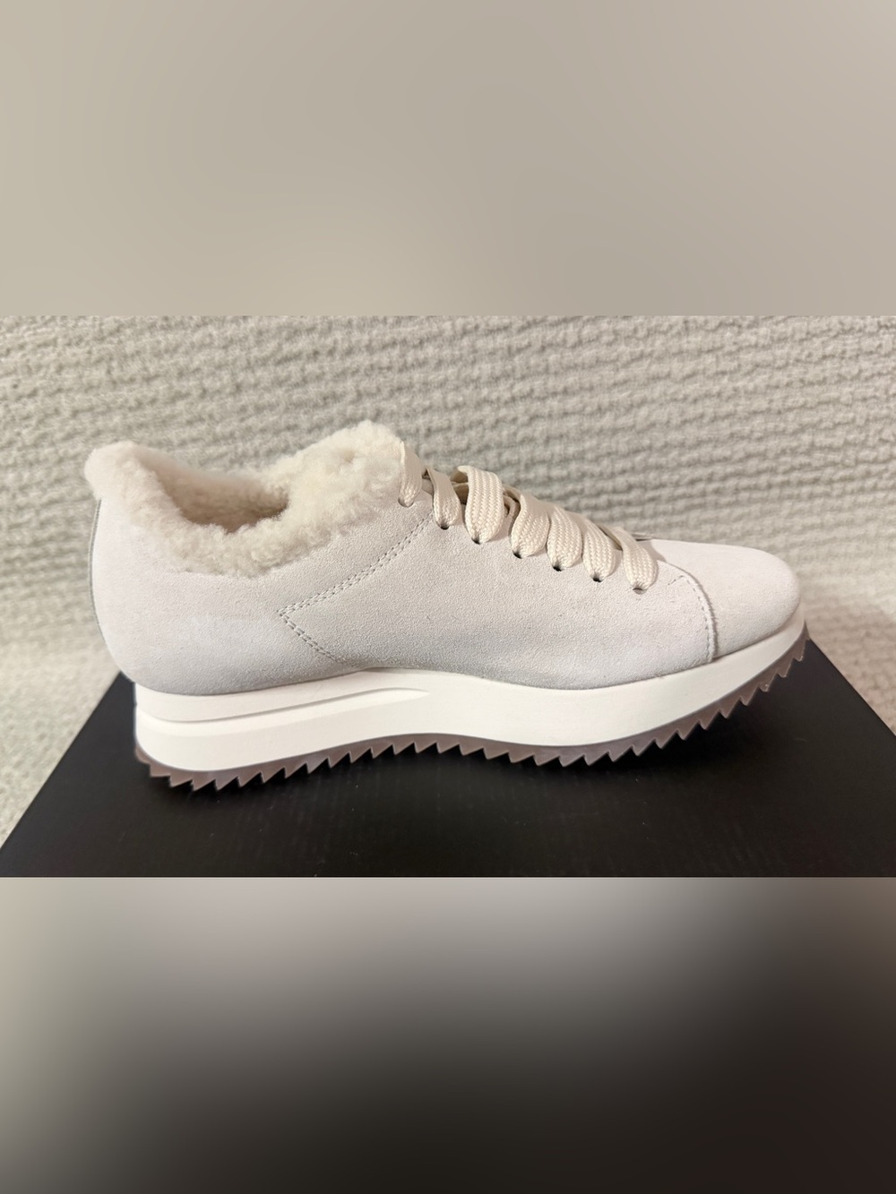 PEDRO GARCIA - Orinda Shearling Suede Sneaker made in Spain Sz 8 NWOB - Picture 5 of 10